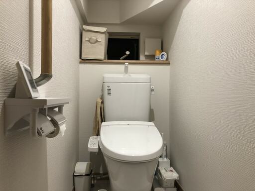 広さは1畳ほどのトイレ