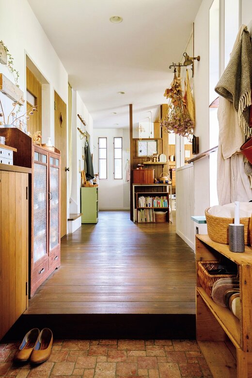 片づいた玄関周りの写真