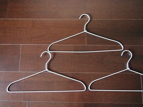 クローゼット用と洗濯用ハンガーを共用にする