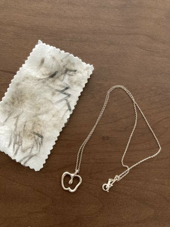 ティファニーのネックレスと貴金属みがき