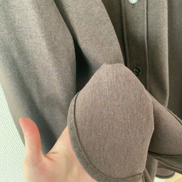 ブラッシュドジャージーシャツジャケット生地