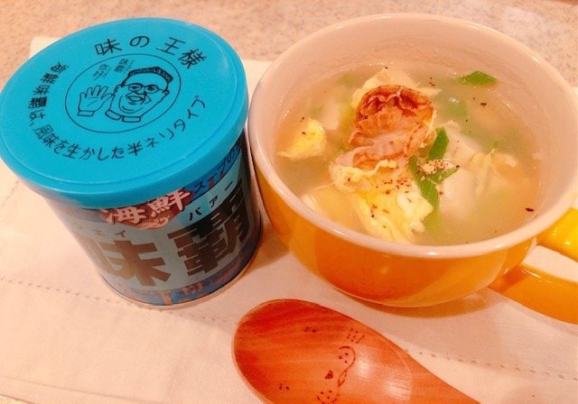 青い缶とスープ