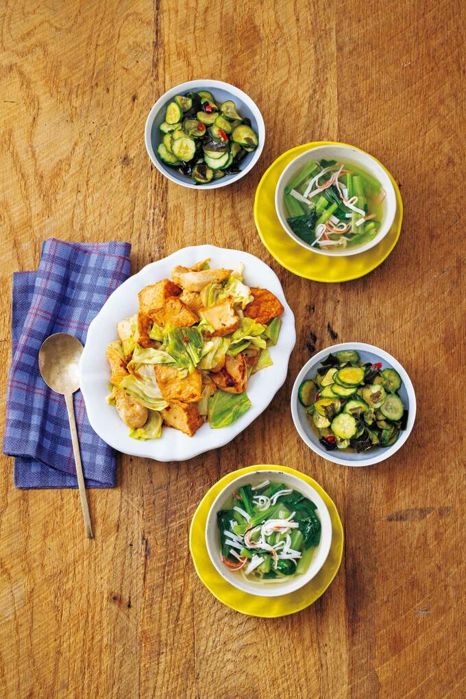 鶏と厚揚げのホイコーロー