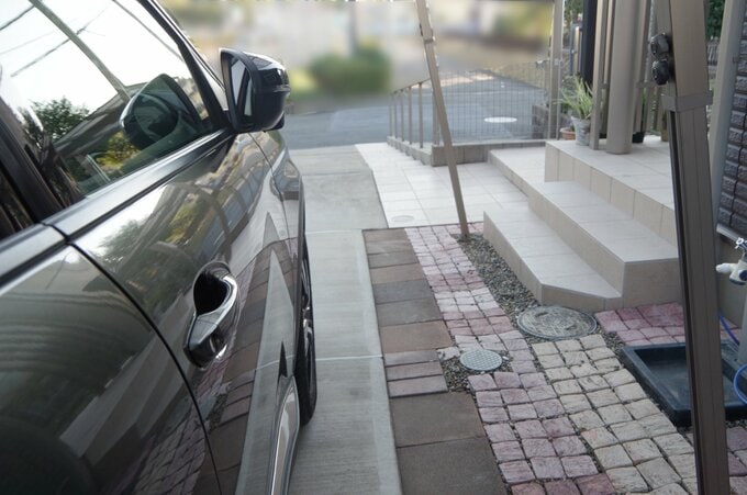 クルマと玄関の関係