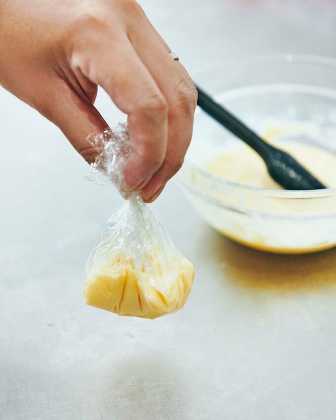 ラップにチーズ