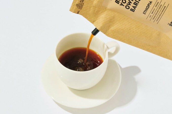 注がれたコーヒー