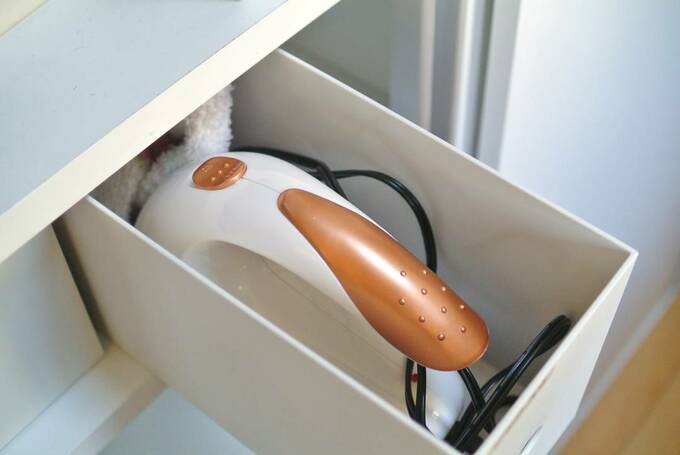 引き出しの中に毛玉取り器