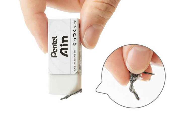 Pentel Ain 消しゴム くっつくタイプ