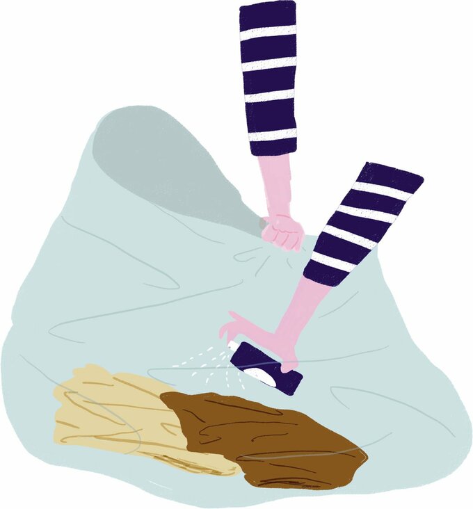 袋に入れるイラスト