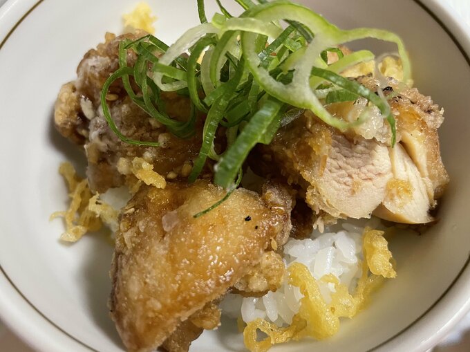 から揚げ丼