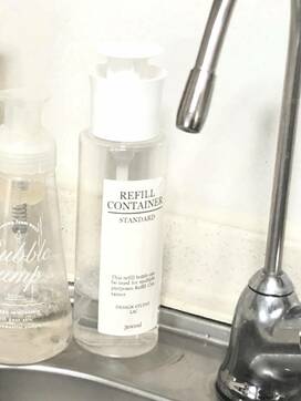 3COINSの「神」キッチングッズ。ワンプッシュ洗剤ボトルに、チンするだけごはん