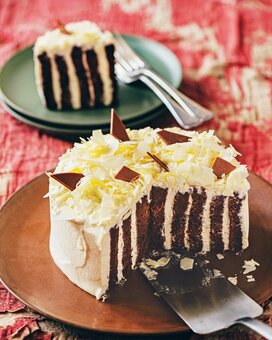 かわいすぎるチョコレートケーキのつくり方。ストライプ模様が「断面映え」