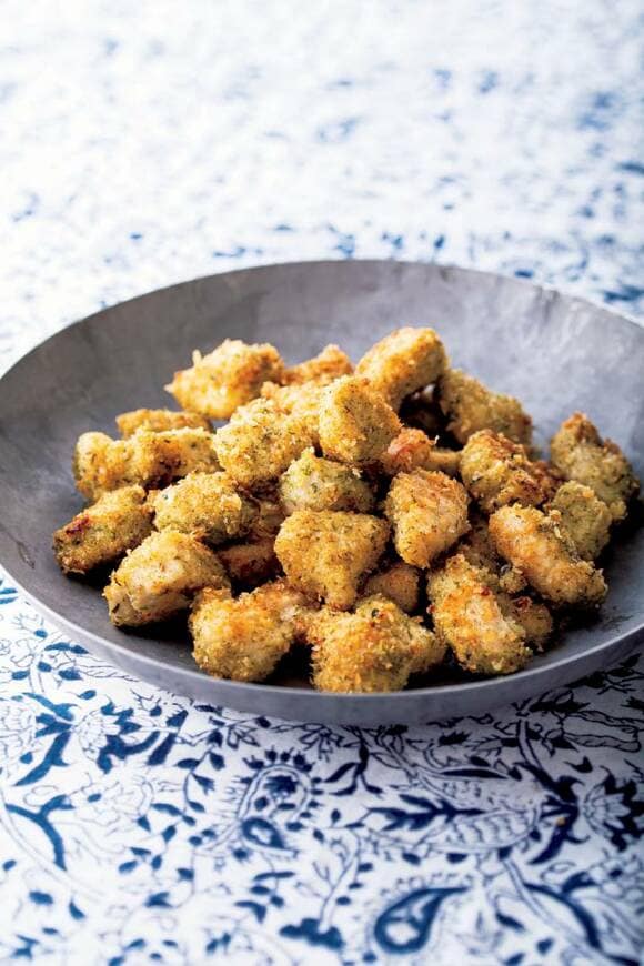 鶏胸のマヨ衣青のりフライ