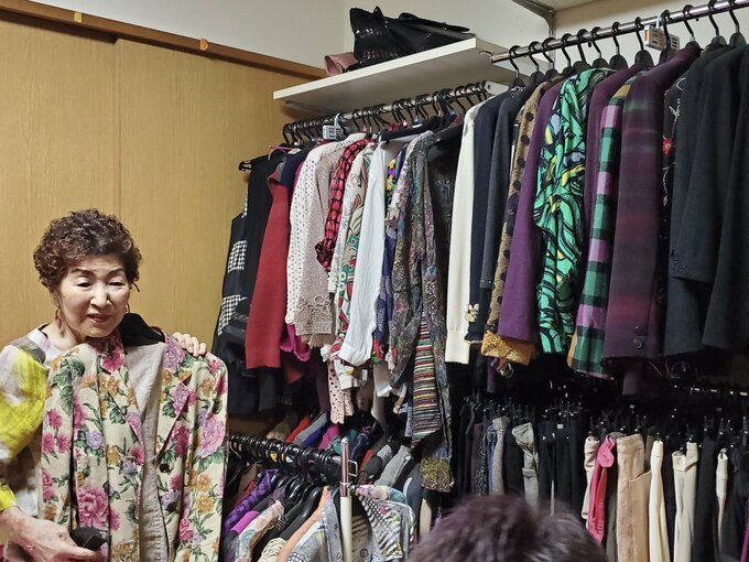 敏子さんのクローゼット