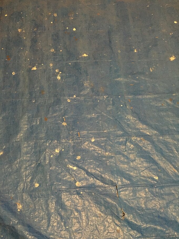 塗装後の床の様子