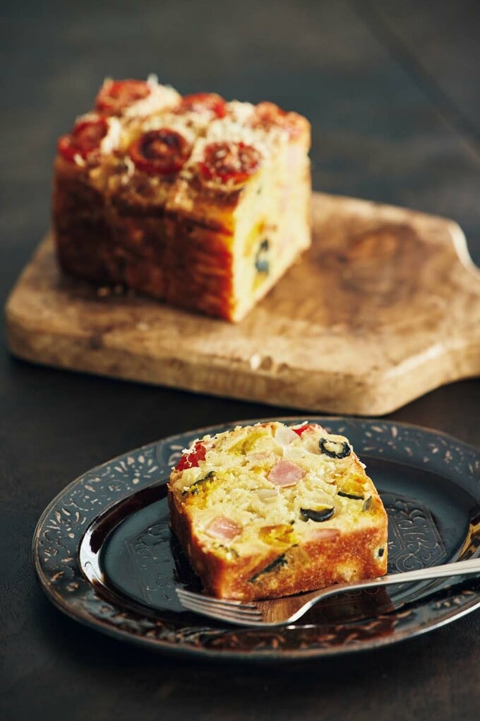 完成したケークサレ