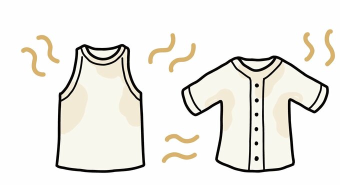 におい&汗がしみついた服