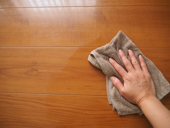古タオルを使った掃除