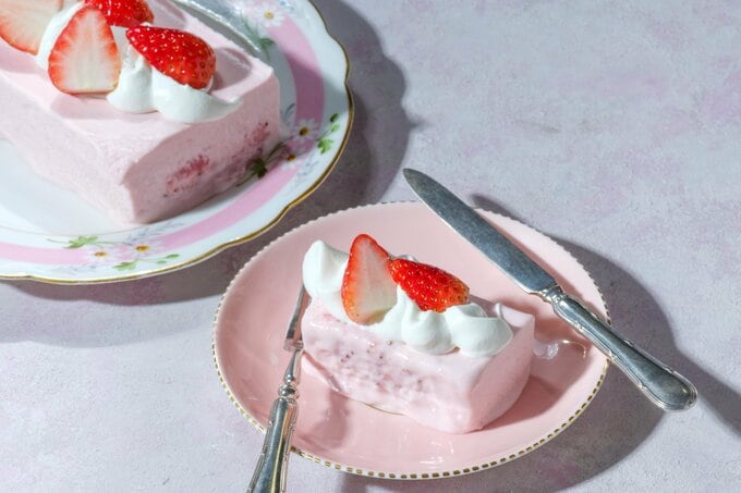 イチゴのセミフレッド