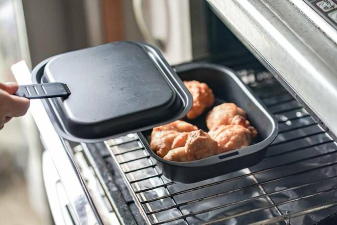 総菜のから揚げのリベイク