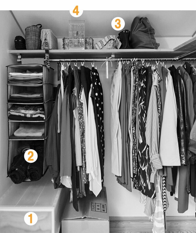 すっきりクローゼット画像