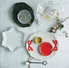 ナチュラルキッチンのクリスマスの器は高級感が半端ない