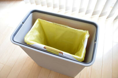 ゴミ箱のニオイを解決！汚れるのを事前に防ぐインナーボックスをDIY