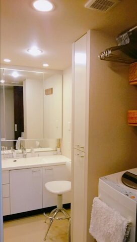 ピンチハンガーをバインダーで仕切ると絡まない！洗面所まわりで便利な収納術