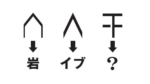 岩、イブ、●?