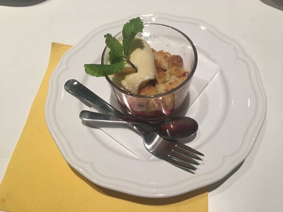 ルバーブを使ったデザート