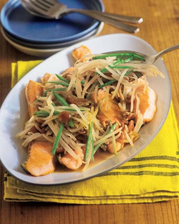 サーモンソテー野菜あんかけ