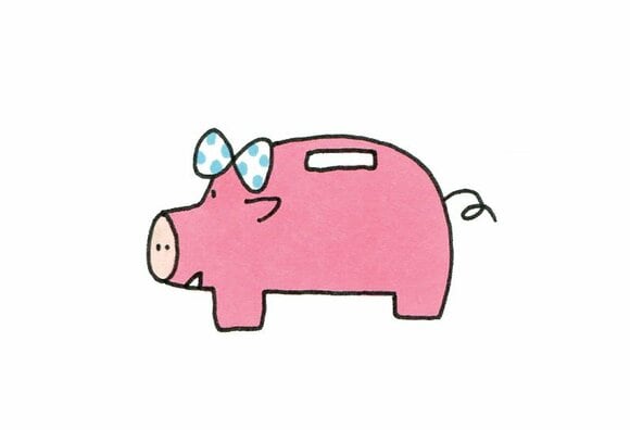 予算が余ったら貯金箱へ