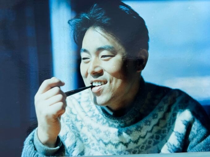 若かりし頃の川上麻衣子さんの父