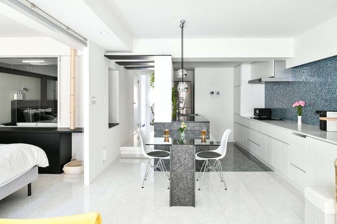 クールでスタイリッシュな趣のホテルライクなデザイン