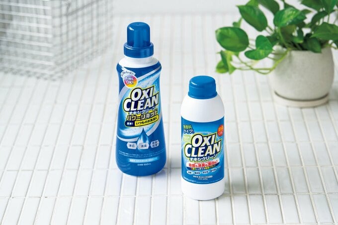 液体タイプと粉末タイプのオキシクリーン