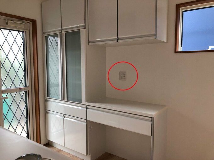 キッチンのコンセント