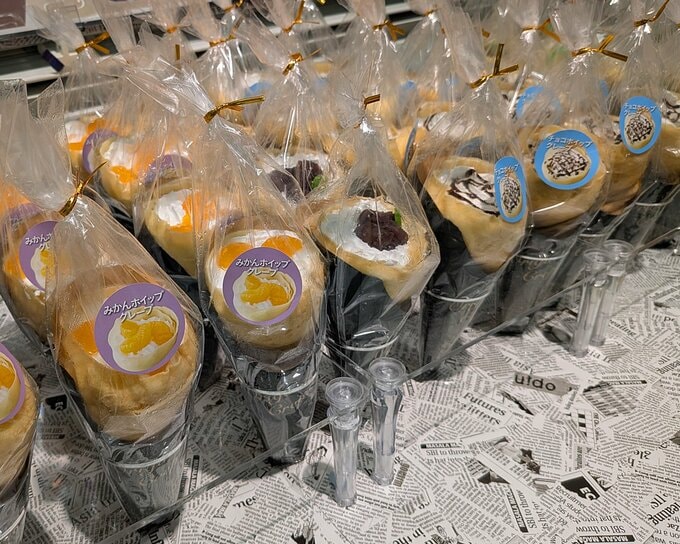 ベイシアのクレープ