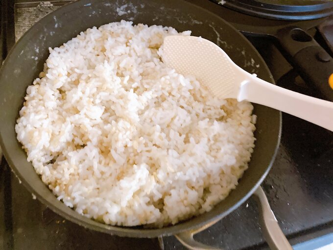 鍋で炊飯