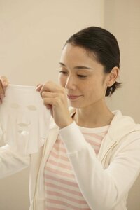 シートマスクをすぐにはる