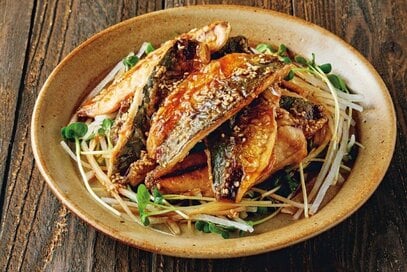 アジの蒲焼き風お手軽おかず。トースターで簡単調理！