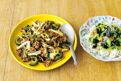 酸味が効いた「糖質オフ献立」。主菜と副菜の2品でしっかり満足