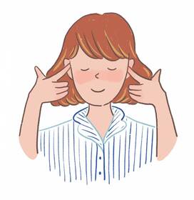 眠れないときは頭に「ん～」を響かせる。エアコンは2段階に