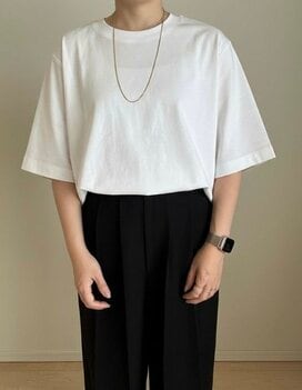 40代で「Tシャツの体操着見え」を卒業。無印良品で最高の「5分丈・1990円」Tシャツを見つけた