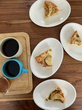 豆腐と旬野菜のヘルシーキッシュ。朝食にもつくりおきにも