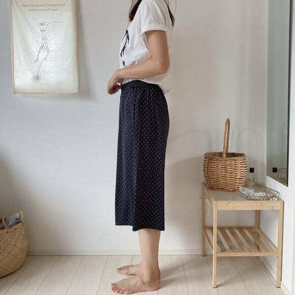 エアリズムリラコを着た様子横