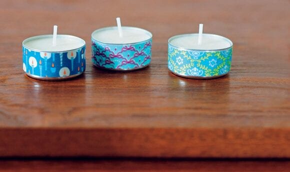 味気ないキャンドルが巻くだけでランクアップ