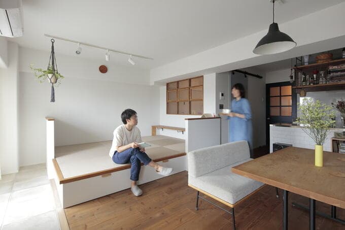 収納付き小上がり