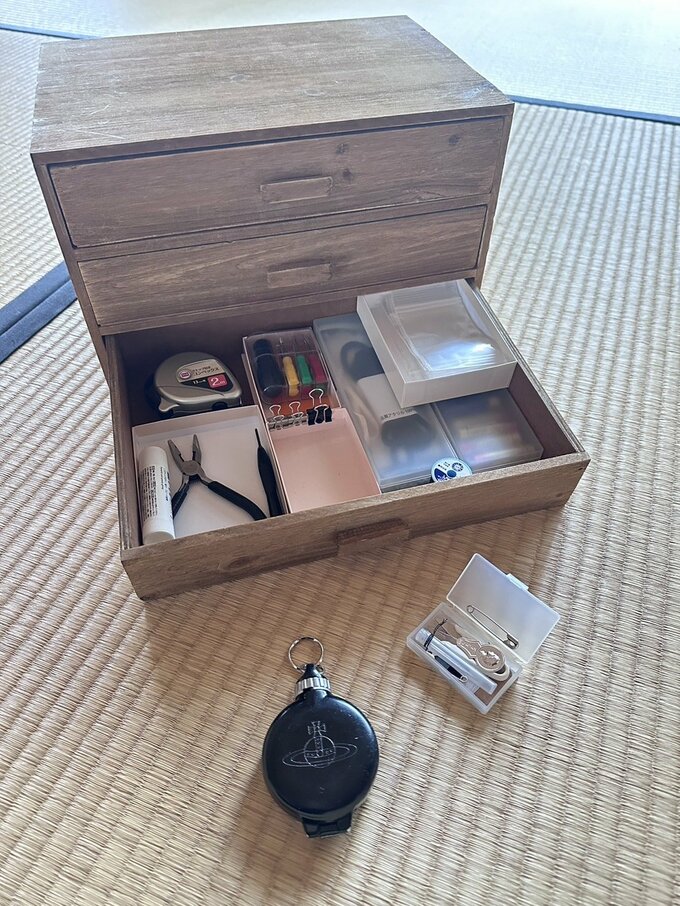 かさもさんの道具入れ