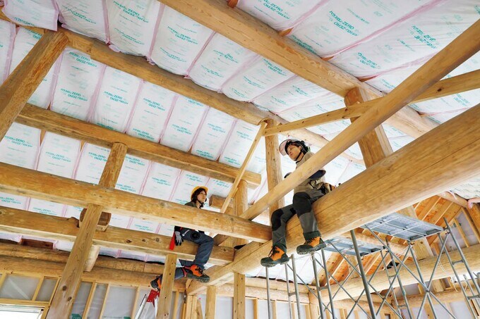 ロフトをつくる作業を開始