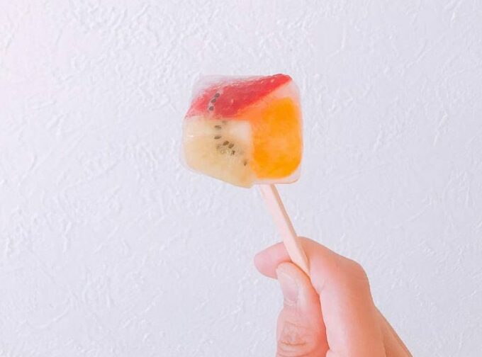 ちょうどいいサイズの、かわいいフルーツアイス